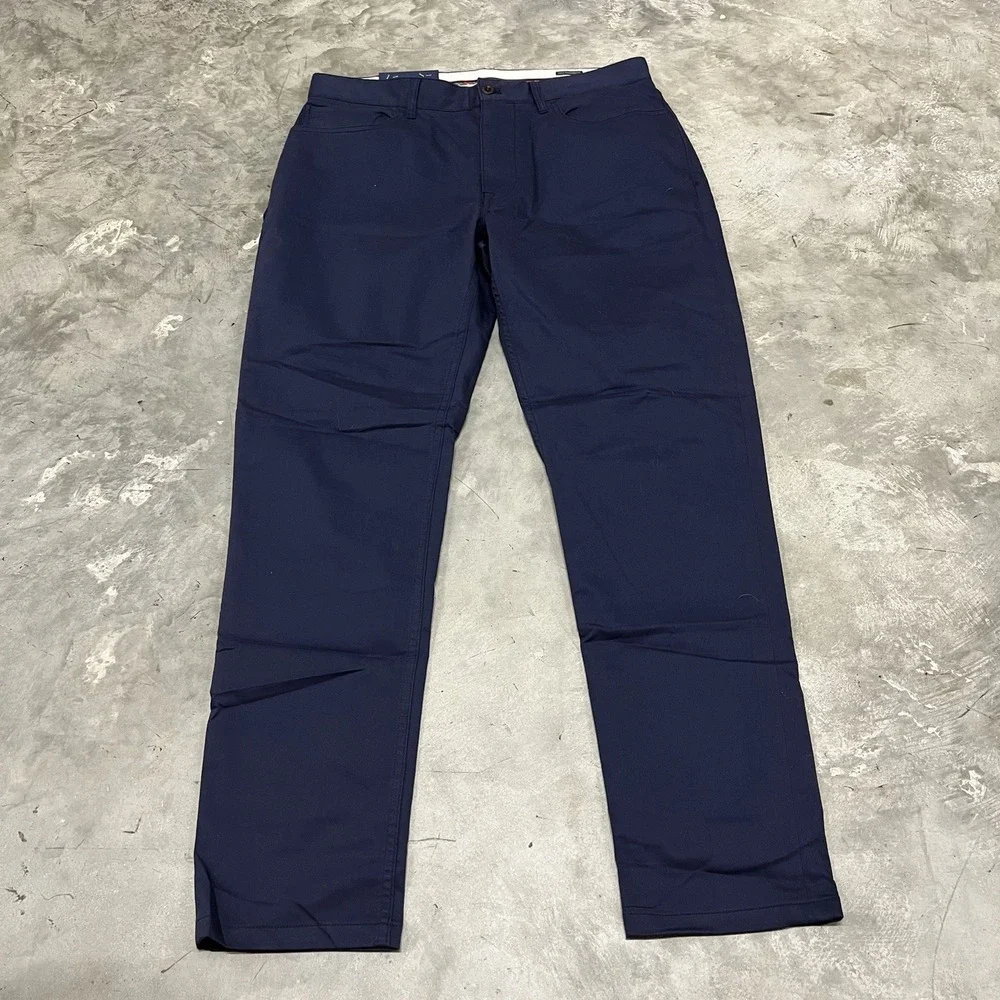 Polo Ralph Lauren Men's Golf Tailored-Fit Cotton Stretch Chino 32x30 Blue Navy